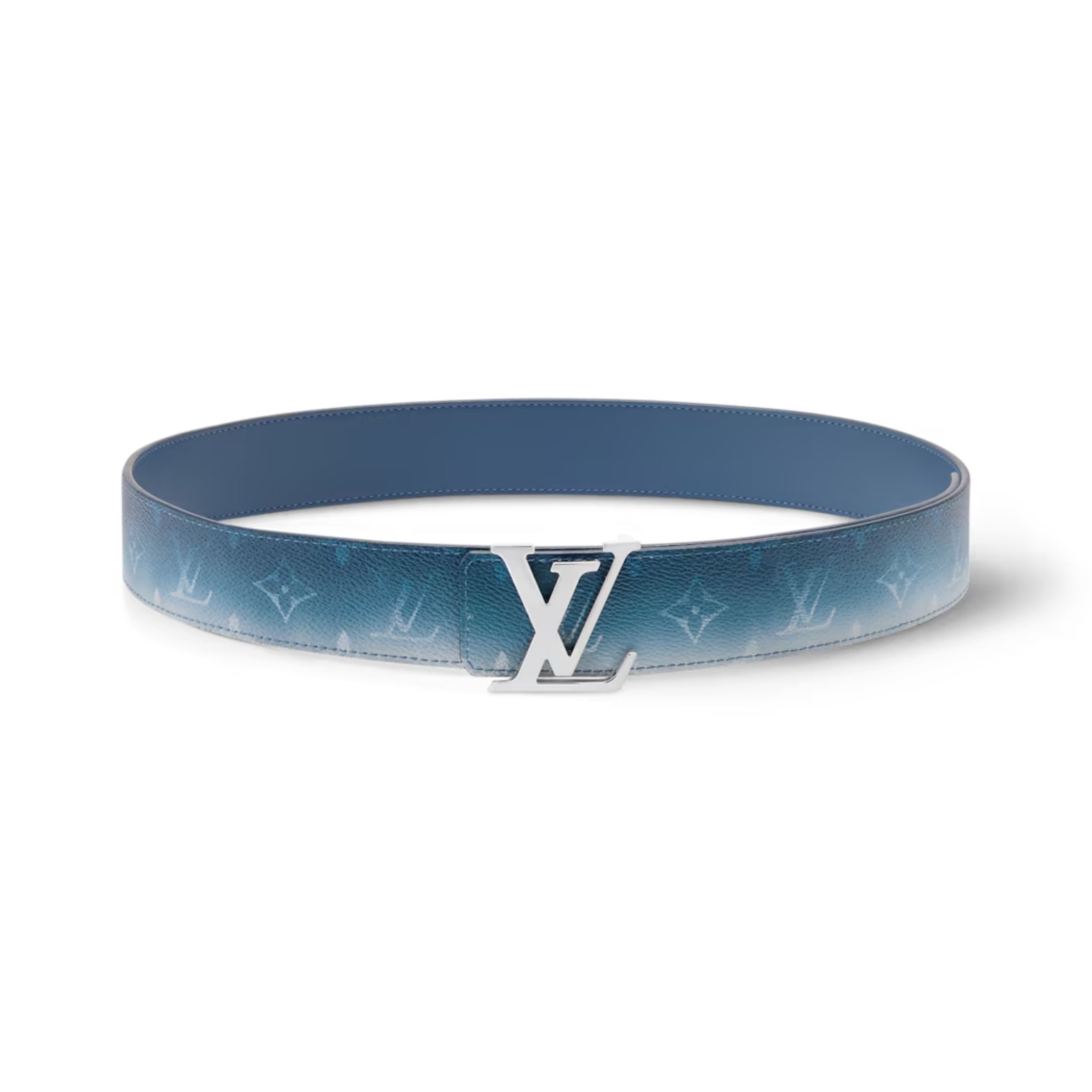 Lv Initiales Monogram Pigment 40mm Reversible Belt M4723V