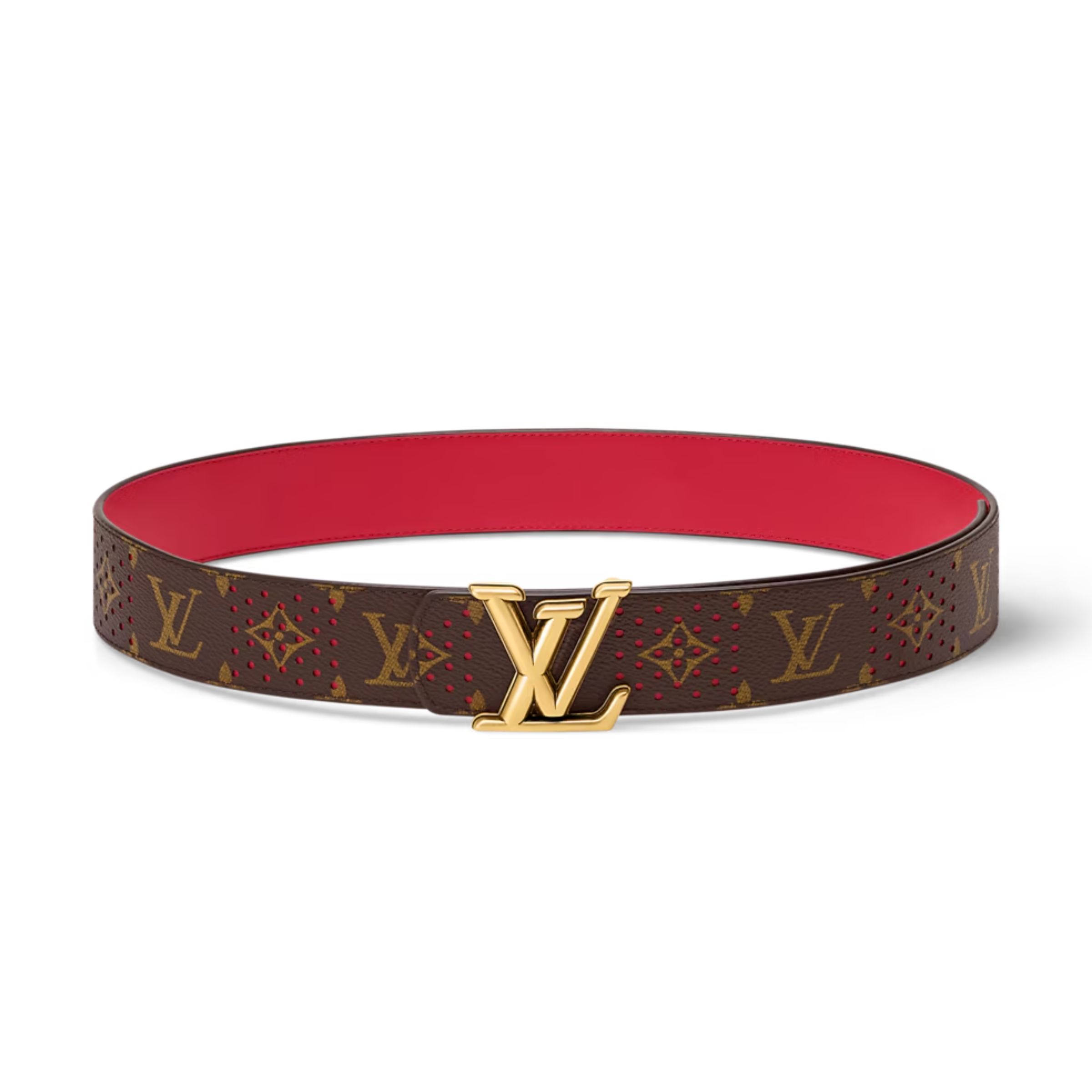 Lv Dimension Monogram Grid 40mm Reversible Belt M4910U