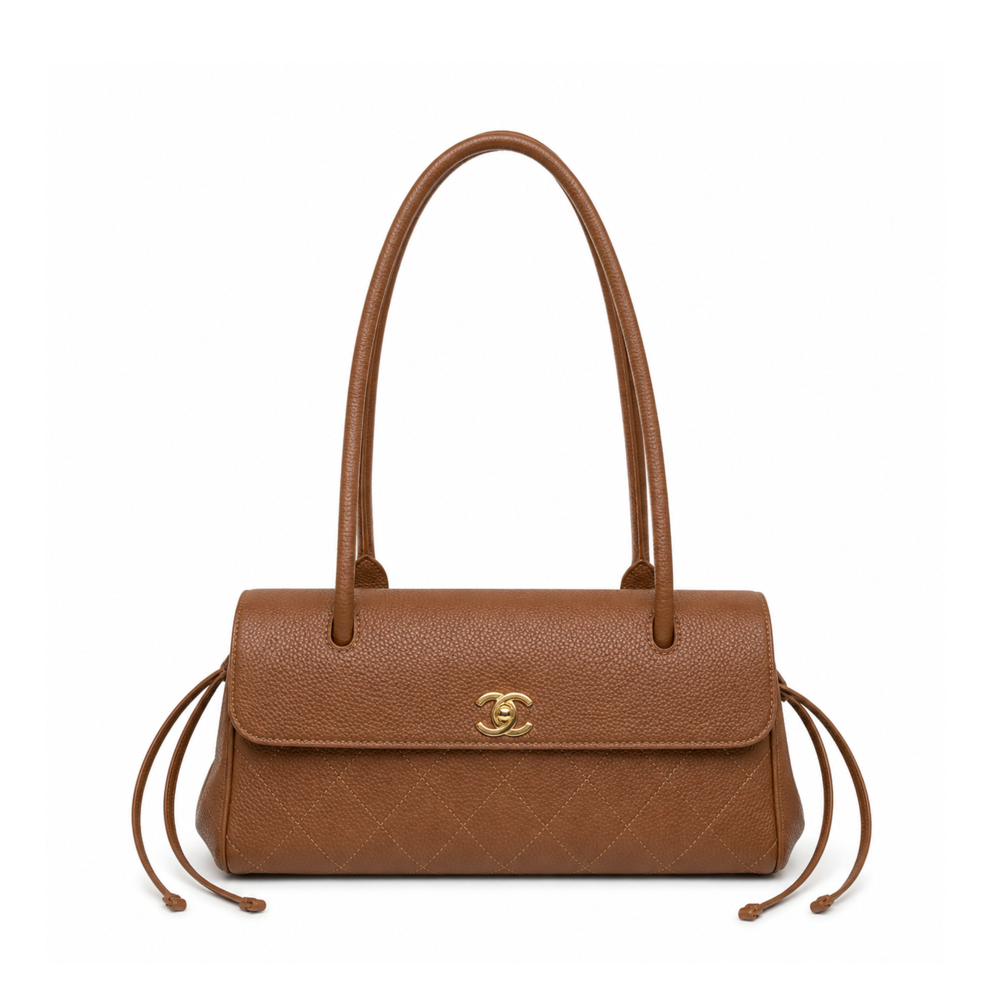 Chanel Urban Essential Tote Light Brown Caviar Gold Hardware 30cm/11.8in