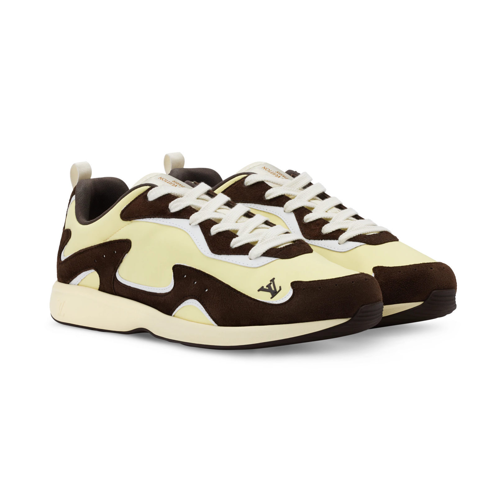 Louis Vuitton Drop 300 Sneakers Light Yellow Nylon 1AKP0J