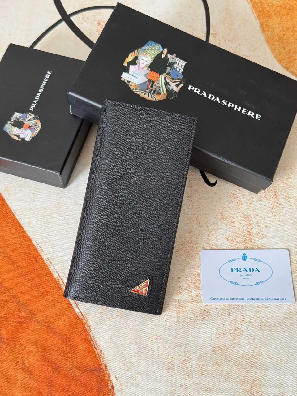 Prada Wallet Black For Men